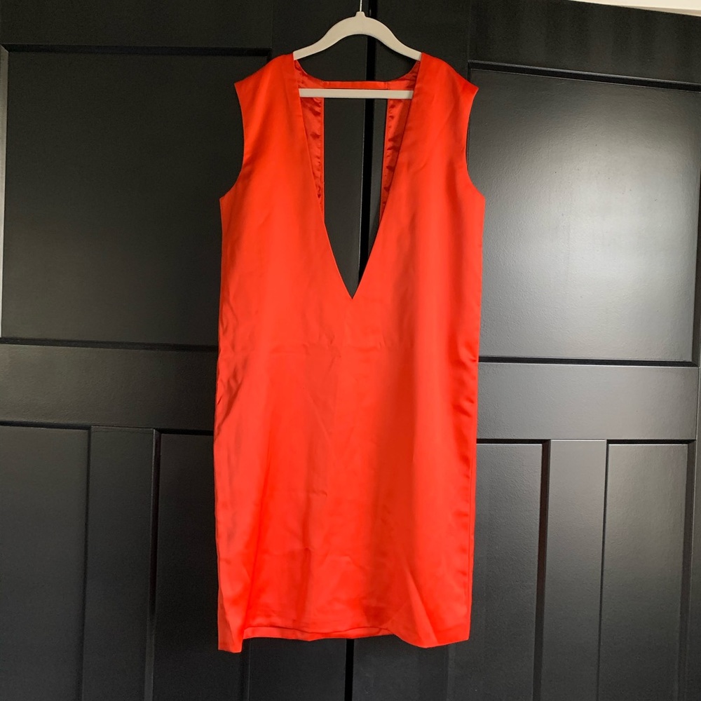 Red aurora mini dress NWOT